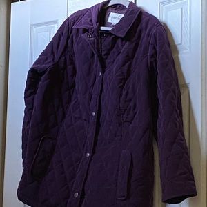 Avenue Quilted Jacket, Purple, Size 18/20